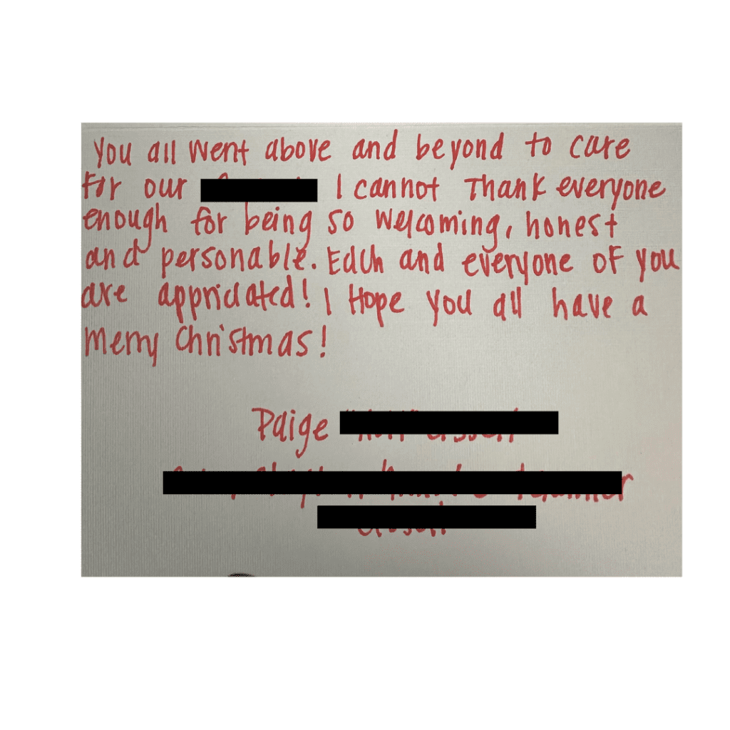 Thank You Note